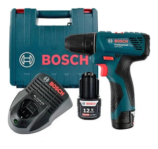Atornillador Inalámbrico 12v Bosch Gsr 120-li + Maletín Verde Oscuro