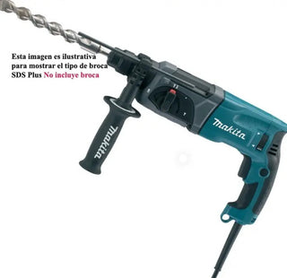 Rotomartillo Makita Hr2470 Azul Con 800w De Potencia 220v Azul