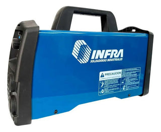 Soldadora Inversora Infra 200amp Arctron 200 Lcd 110/220v Az Azul