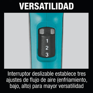Pistola De Calor Makita Hg6530v Turquesa 2000w 3 Velocidades Turquesa