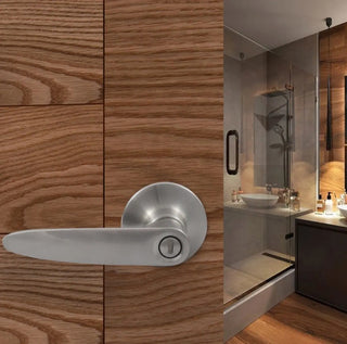 Cerradura Para Puerta De Baño Dexter 6637 Níquel Satinado Manija Plateado