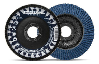 Paq. Discos Corte Y Laminado Grano 80 Sudarshan 4-1/2 Pro Azul