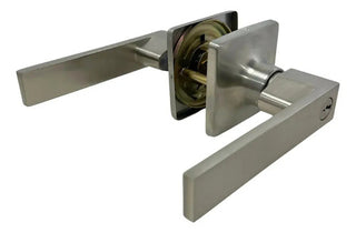 Dexter Cerradura Manija Tubular Titanio Satinado C/ Llave Plateado
