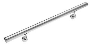 Pasamanos Barandal 1 1/2 Pulgada Acero Inoxidable 0.80 Metro Gris Metálico