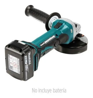 Miniesmeriladora Angular Inalámbrica Makita Dga452z Turquesa/negro/blanco