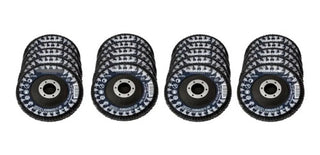 Disco De Lija Grano 60 Tipo 29 4 1/2 X 7/8 (paq. 10 Pz) Negro Y Azul