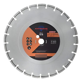 Disco De Diamante Segmentado 14 Austromex Paquete 2 Pzs Negro Y Naranja
