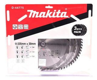 Discos Sierra P Madera Makita D-44769 7-1/4 3 Pzs Color Gris Gris