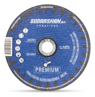 Disco De Corte Para Metal Sudarshan Premium 7 PuLG 50 Piezas Azul
