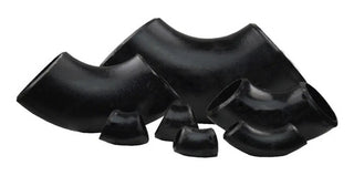 Codo Soldable De Acero Al Carbon 90° Cedula 40 Negro De 3/4