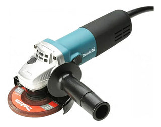 Mini Esmeriladora 4 1/2 710w 9554hn + Discos Frecuencia 60hz Color Azul