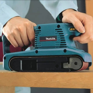 Lijadora De Banda Makita 9911 Profesional 650w 120v Turquesa