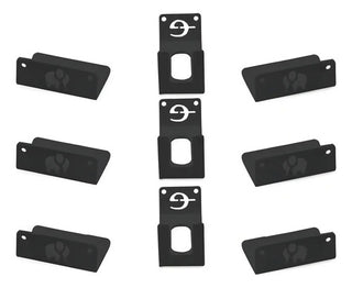 Rack Para Bicicletas Soporte De Pared Elefante Paquete 3pz Color Negro