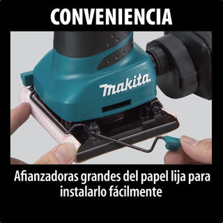 Lijadora Orbital Makita Bo4556 Velcro Azul 50hz/60hz 120v Azul 50 Hz/60 Hz