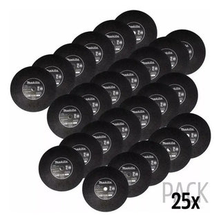 Disco Corte Metal Herramientas 14 Pulgadas 25 Piezas Makita Negro