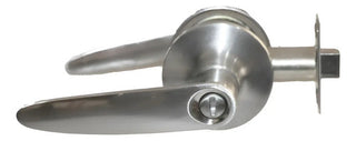 Cerradura Manija Para Puerta De Baño 6637 S/llave Niquel Satinado (plateado)
