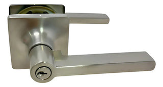 Dexter Cerradura Manual Tubular Jaspe Satín C/ Llave Níquel Satinado