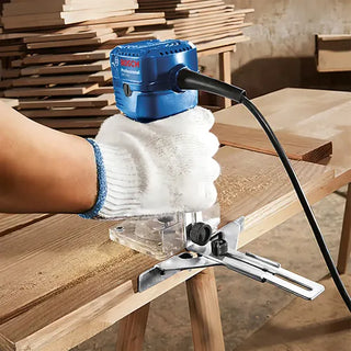 Bosch Gkf 550 Router 33000rpm Con Base Recta Acrílica 550w Azul