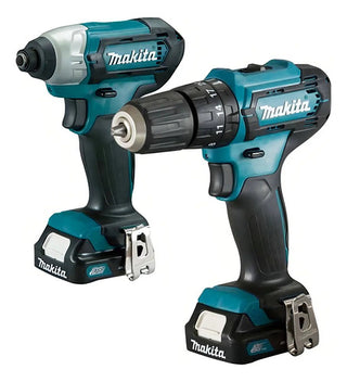 Combo Makita Clx228 Atornillador + Rotomartillo Color Verde Makita Frecuencia 12v Azul