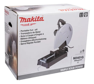 Cortadora De Metales De 14p Makita Mt M2401g 2000w Gris Gris Oscuro