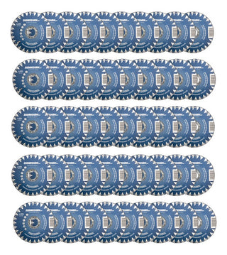 Disco De Corte Metal 4-1/2 Pulgadas Profesional 50 Piezas Azul