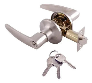 Cerradura Manija Dexter Granito Puerta Recámara Principal Satinado 6636