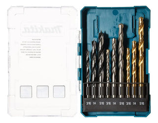 Kit 9 Brocas Para Metal, Madera Y Concreto D-71984 Makita