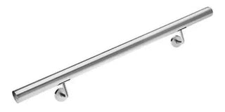 Pasamanos Barandal 1 1/2 Pulgada Acero Inoxidable 3 Metros Plateado