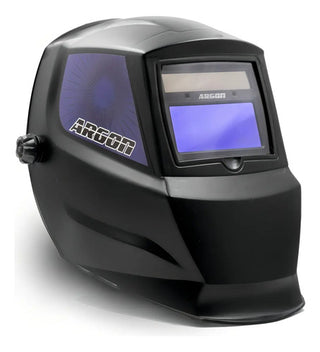 Careta Soldador Electrónica Argon Adwh433 Sombra 9-13 Negra Profesional Negro