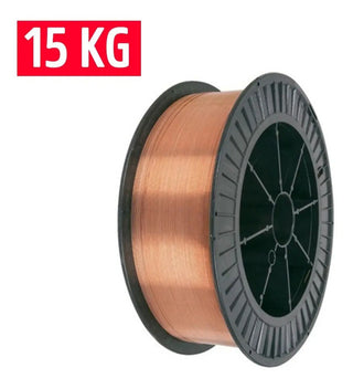 Rollo De Microalambre 0.035 De Acero Al Carbon 15 Kg Con Gas