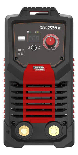 Soldadora Inverter Lincoln Electric Mega Force 225 Gli Color Rojo/negro