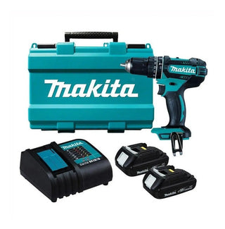 Rotomartillo Inálambrico Makita Dhp482sye 1/2  Carga Y 2 Bat Verde Makita