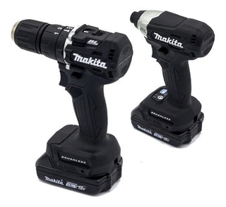Rotomartillo + Atornillador Makita Dlx2414x7b 18 V Negro