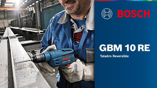 Taladro Eléctrico Revers Bosch Gbm10 Re 06014736g0 550w 127v Azul