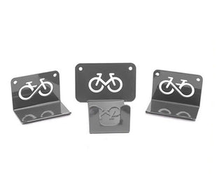Rack Para Bicicletas Soporte De Pared C/ Gancho De Pedal Gris
