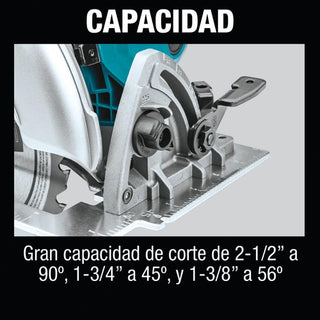 Sierra Circular Eléctrica Makita 5007nk 185mm 1800w 120v Turquesa