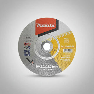 Disco De Corte Metal Inoxidable Makita 7 PuLG D-75574 50 Pz Gris