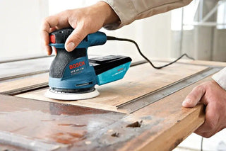 Lijadora Excéntrica Bosch Gex 125-1 Ae 250w Disco De Lija Azul