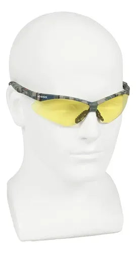 Lentes Seguridad Jackson Safety Nemesis V30 Antiemanantes Ambar Camuflaje