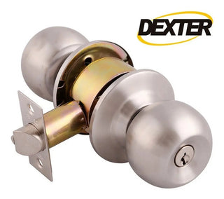 Cerradura Dexter Chapa Acero Inox 6605 Acero Inoxidable (plateado)