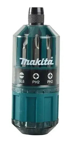 Juego De Puntas Y Mango Makita  (18 Piezas) B-43000