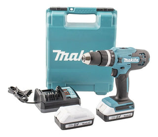 Rotomartillo Makita Atornillador Hp488dwe 18v 2 Bat 1.5 Ah Turquesa