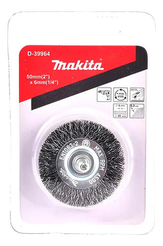 Makita Carda Redonda De Alambre 2 PuLG Zanco 1/4