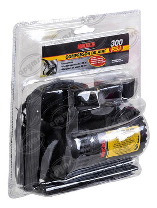 Compresor De Aire Mini Eléctrico Portátil Nca-2 Mikel's Negro