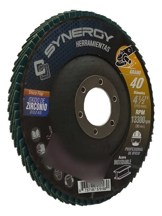 Disco Laminado Sudarshan G40 4-1/2 Paquete 20 Piezas Azul