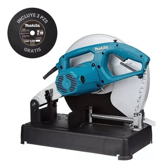 Cortadora De Metal M2401b Makita 14p + 3 Discos Corte 14