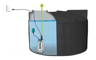Bomba Sumergible 1- 1/2 C.f. Ac. Inox. Pf1100 Makita Color Azul Petroleo