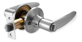 Cerradura Chapa Manija Para Puerta Recamara O Principal Acero Inoxidable (plateado)