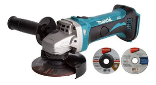 Esmeril Angular Inalámbrica Herramienta Dga452z Makita Color Turquesa Con Negro Y Blanco Frecuencia 60hz Sin Batería