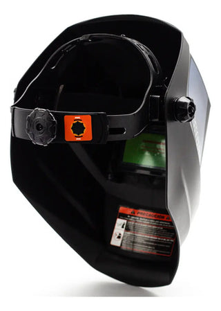 Careta Soldador Electrónica Argon Adwh433 Sombra 9-13 Negra Profesional Negro